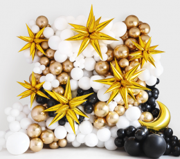 Folinis 3D balionas "Auksinė žvaigždė" (70 cm) 1