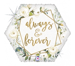Folinis balionas "Always & Forever" (46 cm)