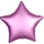 Folinis balionas "Alyvinė žvaigždė", matinis (43 cm)