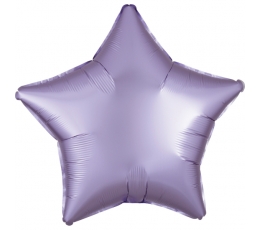 Folinis balionas "Alyvinė žvaigždė", matinis (48 cm)  