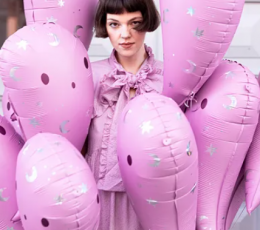 Folinis balionas "Alyvinis vaiduoklis" ( 41x70 cm) 2