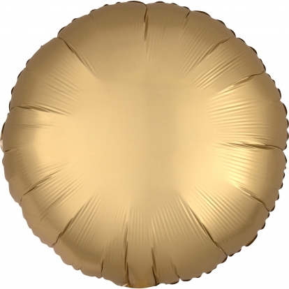 Folinis balionas "Auksinis apskritimas", matinis (43 cm)
