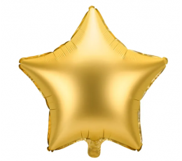 Folinis balionas "Aukso žvaigždė" (45 cm)