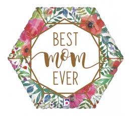 Folinis balionas "Best Mom ever" (46 cm)
