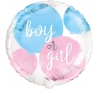 Folinis balionas "Boy or Girl" (45 cm)