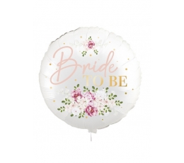 Folinis balionas "Bride to Be flowers" (46 cm) 