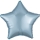 Folinis balionas "Dangiška žvaigždė", matinis (48 cm)