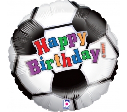 Folinis balionas "Futbolininko gimtadienis" (46 cm)