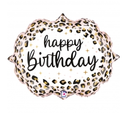 Folinis balionas "Gepardinis gimtadienis" (69 cm)