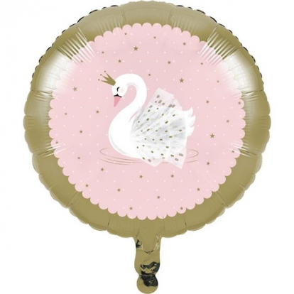 Folinis balionas "Gulbė karalienė" (43 cm)