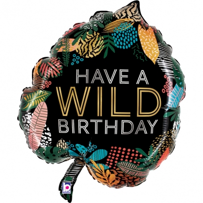 Folinis balionas "Have a Wild Birthday" (76 cm)