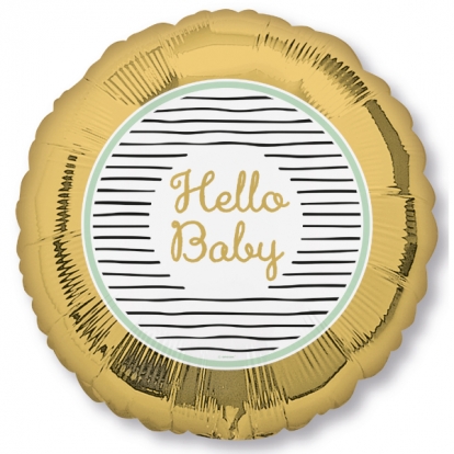 Folinis balionas "Hello baby" (43 cm)