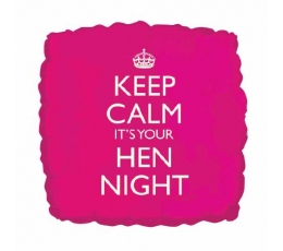 Folinis balionas "Keep calm it's your Hen Night" (46 cm)