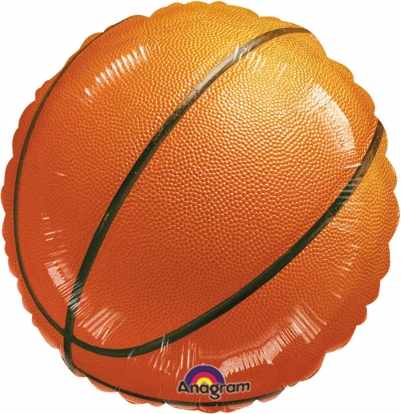 Folinis balionas "Krepšinio kamuolys" (43 cm)