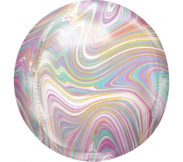 Folinis balionas-marblez, pastelinis (38x40cm)