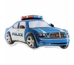 Folinis balionas "Mėlynas policijos automobilis" (71x38 cm)