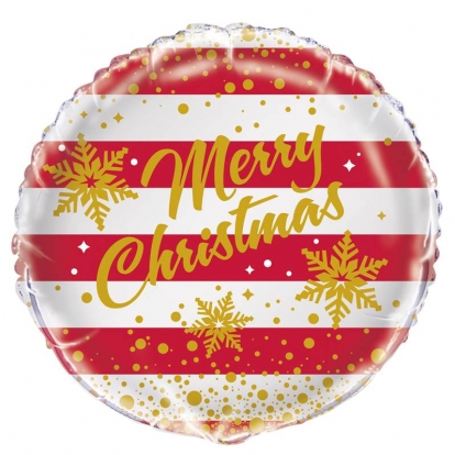Folinis balionas "Merry Christmas" (45 cm)