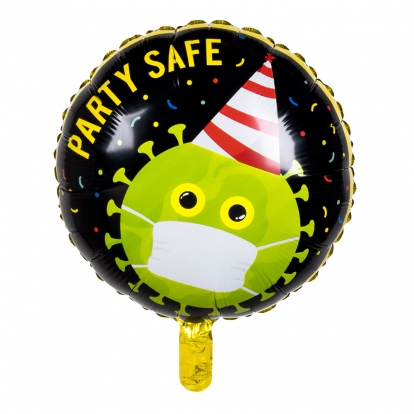 Folinis balionas "Party safe" (45 cm)
