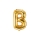 Folinis balionas-raidė "B", auksinis (35 cm)