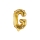Folinis balionas-raidė "G", auksinis (35 cm)