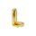 Folinis balionas-raidė "L", auksinis (35 cm)