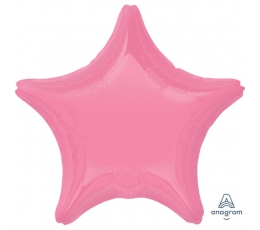Folinis balionas "Rožinė žvaigždė" (43 cm)   