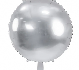Folinis balionas "Sidabrinis apskritimas" (80 cm)
