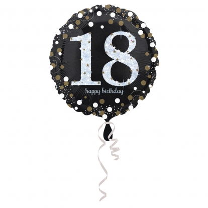 Folinis balionas "Sparkling 18" (45 cm)