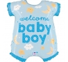Folinis balionas "Welcome Baby Boy" (66 cm) 