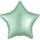 Folinis balionas-žvaigždė, mėtinis matinis (43 cm)