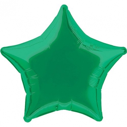 Folinis balionas-žvaigždė, tamsiai žalias (48 cm)