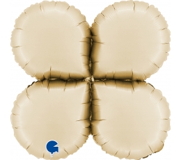 Folinių balionų pagrindas, kreminis (48 cm) 