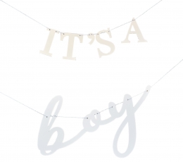 Forminė girlianda "It's a boy" (3 m)