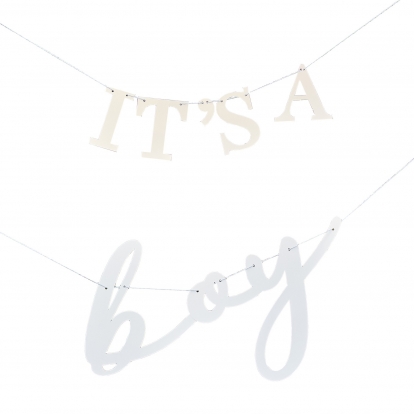 Forminė girlianda "It's a boy" (3 m)