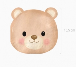 Forminės servetėlės "Meškutis" (20 vnt.) 2