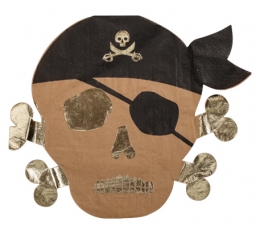 Forminės servetėlės "Piratai" (16 vnt.)