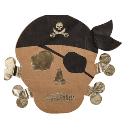 Forminės servetėlės "Piratai" (16 vnt.)