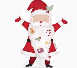 Forminės servetėlės "Santa Claus" (20 vnt./40x32cm)