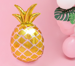 Forminis balionas "Auksinis ananasas" (48x67cm) 1