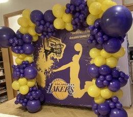 Foto siena su personalizuotu tentu "Lakers" 1