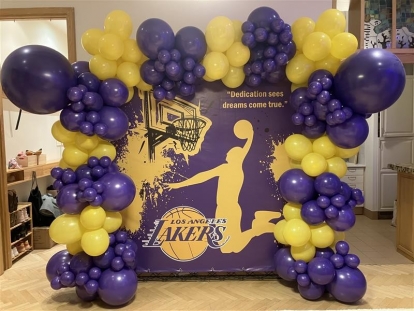 Foto siena su personalizuotu tentu "Lakers"