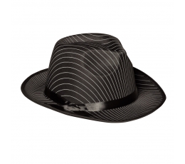 Gangsterio skrybėlė, juoda