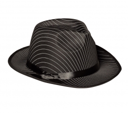 Gangsterio skrybėlė, juoda