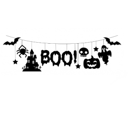 Girlianda "BOO Helovinas" (3 m)