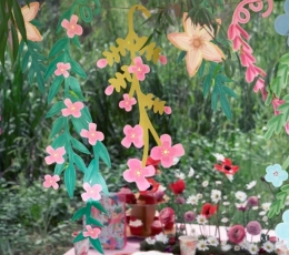 Girlianda "Gėlių pieva" (3 m) 1