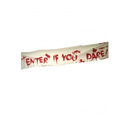 Girlianda-plakatas "Enter if you dare" (1,80 m)