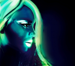 Grimas vandens pagrindu, šviečiantis tamsoje (30ml) 4