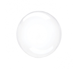 Guminis balionas-clearz, skaidrus (25 cm)