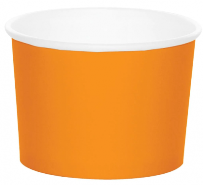 Indeliai užkandžiams, oranžiniai (8 vnt.)