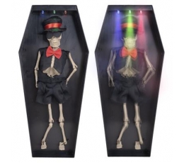 Interaktyvi dekoracija "Disco skeletas" (33,5 cm)      